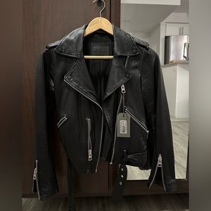 All saints leather jacekt